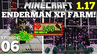 Enderman XP Farm Minecraft 117  EASY Design 6 [upl. by Martie56]