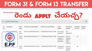 PF Form 31 Advance amp Transfer 13 Claim [upl. by Vincents218]