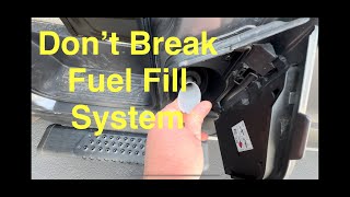 Ford Transit Emergency Fueling from Gas Can Dont Ruin you System [upl. by Drona]