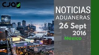 Noticias de Comercio Exterior  26 septiembre 2016 [upl. by Annohsat]