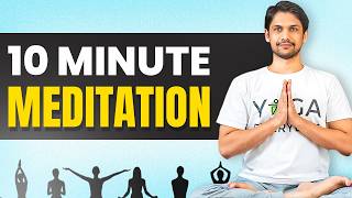 Daily MEDITATION under 10Minutes  Meditation music  Saurabh Bothra [upl. by Yticilef]