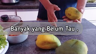 cara BENAR mengupas buah Mangga [upl. by Irahc]