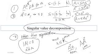 L25 Singular value decomposition [upl. by Nairadal595]