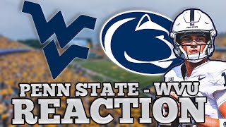 Penn State  West Virginia REACTION  Drew Allar CONFIDENT Nittany Lions Big Ten Contender [upl. by Fairweather670]