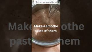 sesame seeds drink to increase period flow youtubeshorts naturopathy health [upl. by Anirroc]