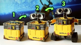 Transforming Wall E Toy with Stop Motion Animation [upl. by Nnylimaj]