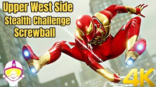 Screwball Upper West Side Stealth Challenge Ultimate Level Guide Marvels SpiderMan [upl. by Alusru]