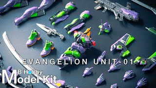 RG Evangelion Unit01  Speed Build  Model Kit [upl. by Atyekram]