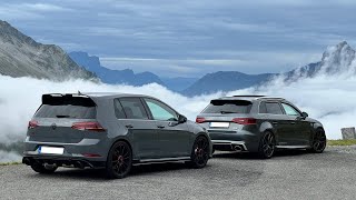 VW Golf GTI TCR  POV Drive Grimsel Pass 🇨🇭 [upl. by Schaffel]