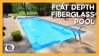 Spirit California  Flat Depth Fiberglass Pool Design  Thursday Pools [upl. by Eyram]