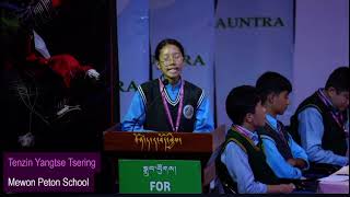 Debate Tenzin Yangtse Tsering Inter school literary and cultural meet 2024 [upl. by Ewens]