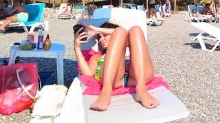 Stunning Views at Fethiye Calis Beach  Summer 2024 4K 60 FPS [upl. by Luapnoj]