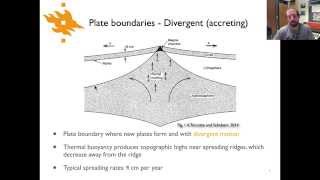 Geodynamics  Lecture 21 Divergent plate boundaries [upl. by Urbannal805]