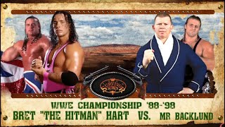 WWF Survivor Series 1994 Bret Hart vs Bob Backlund championship Match 4 [upl. by Kizzee]