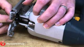 How to Replace the Blade Roller Assembly in a Bosch 1587avs JigsawA Quick Fix [upl. by Akinar]