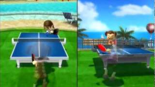 Wii Sports Resort  Table Tennis [upl. by Nemraciram]