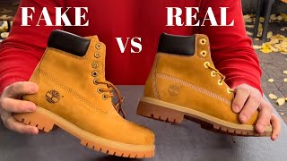 Fake vs Real Timberland Boots [upl. by Akirdnas]