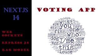 Voting App Nextjs  Expressjs [upl. by Tench]