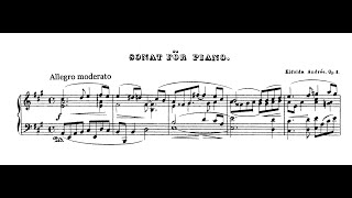 Elfrida Andrée  Piano Sonata in A Major Op3 Johnson [upl. by Baiel]