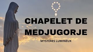 Rosaire de Medjugorje  Mysterès Lumineux [upl. by Ynotna]