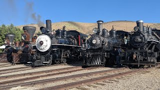 Lots Of Steam Locomotion The Great Western Steam Up 2022 [upl. by Nwahsek827]