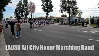 2024 Martin Luther King Kingdom Day ParadeLAUSD All City Honor Marching Band [upl. by Itsirc]