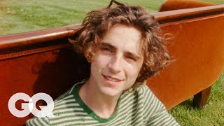 3 Minutes of Timothée Chalamet Wandering Around Woodstock  GQ [upl. by Prager]