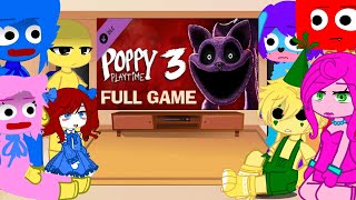 Poppy Playtime Chapter 3 React To Poppy Playtime Chapter 3 Full Game Walkthrough II Naomi 🐰 [upl. by Bolt548]