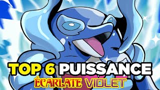 6 POKÉMON les plus PUISSANTS de Pokémon ÉCARLATE amp VIOLET [upl. by Allerie]