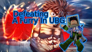 Defeating a furry in UBG [upl. by Mendez]