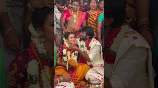 Happy married life Anna 😍 muthu vijaytv marriage happy [upl. by Atiker]