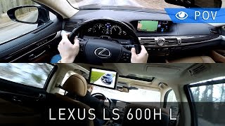 Lexus LS 600h L 2016  Dual POV Drive front and back seat  Project Automotive [upl. by Steven192]