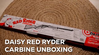 Red Ryder Carbine Unboxing [upl. by Cohin]