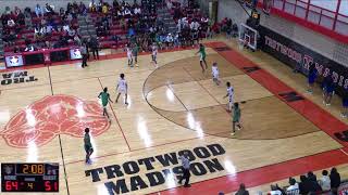 TrotwoodMadison vs Winton Woods High School Boys Junior Varsity Basketball [upl. by Sukramal]