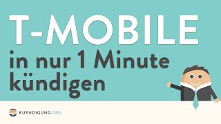 TMobile kündigen  in genau 1 Minute erledigt [upl. by Saberio703]