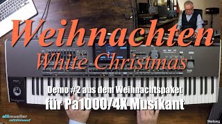 Pa10004X  Demo 2  quotWeihnachten mit dem KORG PaKeyboardquot 313 [upl. by Accebar]