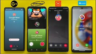 Dual call Google Meet amp Viber  Signal  Google Pixel 8 Pro FLIP 4 Realme Blackview [upl. by Mendel]