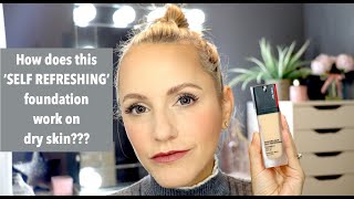 SHISEIDO Self Refreshing Foundation Review for Over 40 Dry Skin [upl. by Findley]