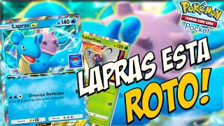 ⚠️Deck Tech Este mazo de Lapras EX lo tiene todo daño curación y tanqueo⚠️Pokémon TCG Pocket [upl. by Cod]