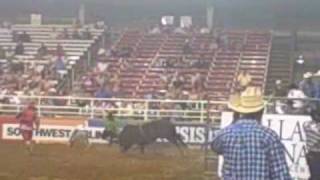 Bull Riding at Mesquite Championship Rodeo [upl. by Baelbeer]