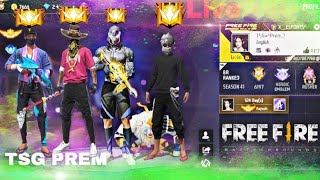 TSG PREM 🗿 is live BR Rank push TOP 1 live viral livetrending live [upl. by Ylil536]