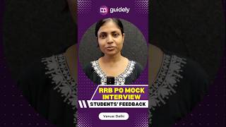 RRB PO Mock Interview Feedback rrbpointerview mockinterview guidely [upl. by Larkins611]