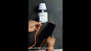 Voice Night Light Cube Socket shorts shortvideo electical diy gadgets viralvideo [upl. by Jacquet]