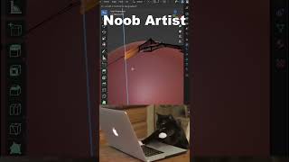 Noob vs Pro artist Making Ropes blendertutorial blender blendercommunity blender3d b3d [upl. by Fillian814]