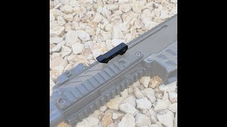 Neoteric Designs CZ Bren 2 Folding Charging Handle Installation [upl. by Kassandra]