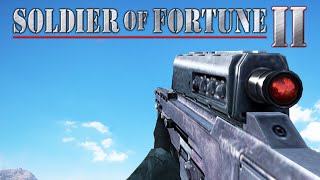 Soldier of Fortune 2 Double Helix  All Weapons Showcase [upl. by Aedrahs]