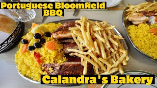 Portuguese Bloomfield BBQ and Calandras Bakery in Newark NJ  Some of the best EATS in New Jersey [upl. by Helbonna]