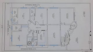 50 x 90 House Plan  House Planning in 50 x 90 ft [upl. by Gertruda]