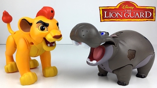 DIE GARDE DER LÖWE THE LION GUARD PRIDE LAND BRAWLERS SPRECHENDER KION UND BESHTE DISNEY JUNIOR [upl. by Yslek]