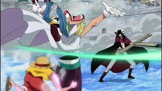 One Piece  Luffy vs Mihawk [upl. by Unhsiv]